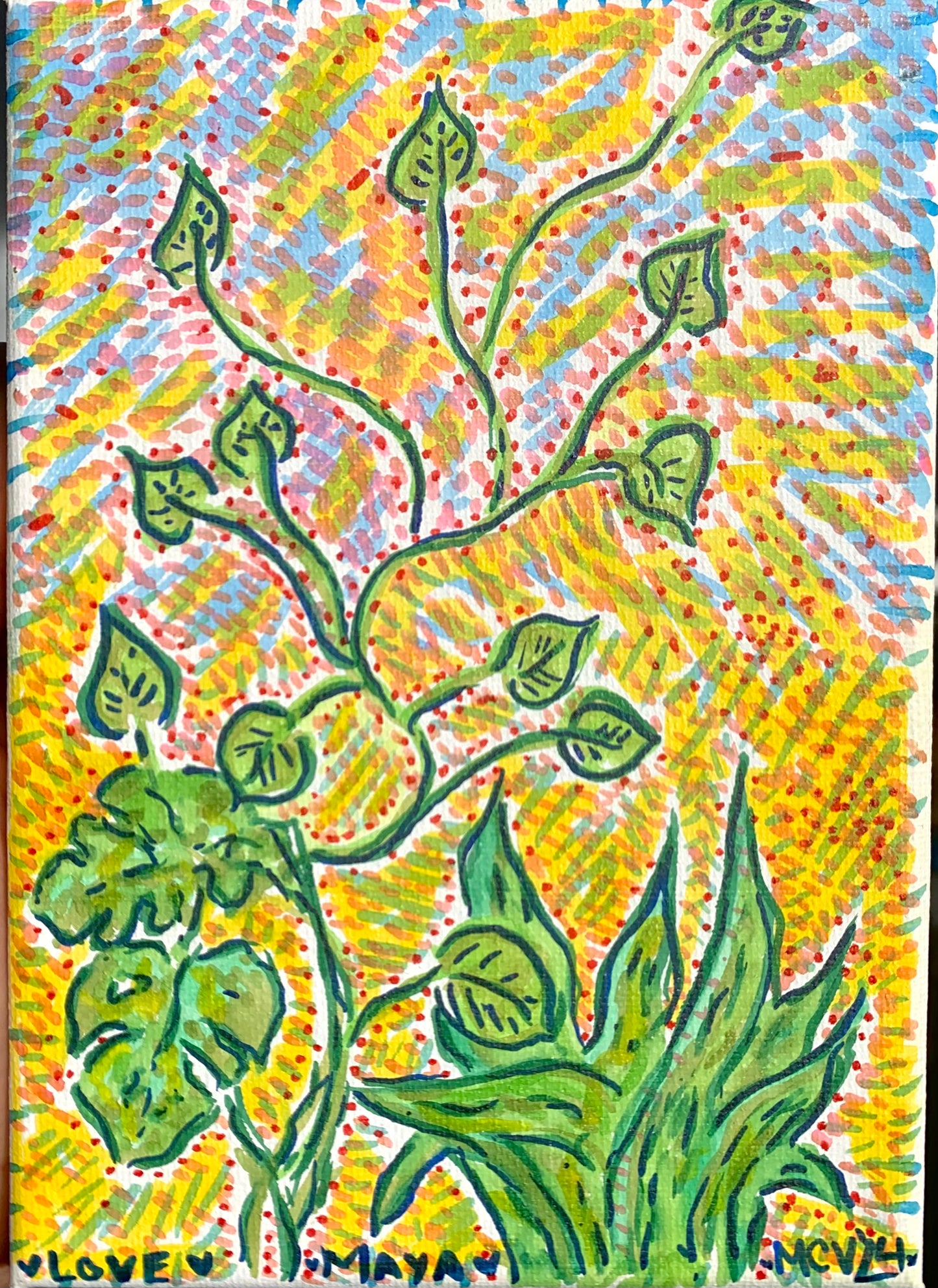 "Plantitas" Painting