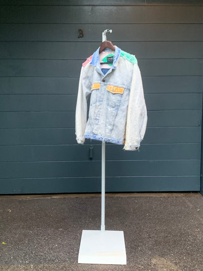 MAYA Color-block Jean Jacket